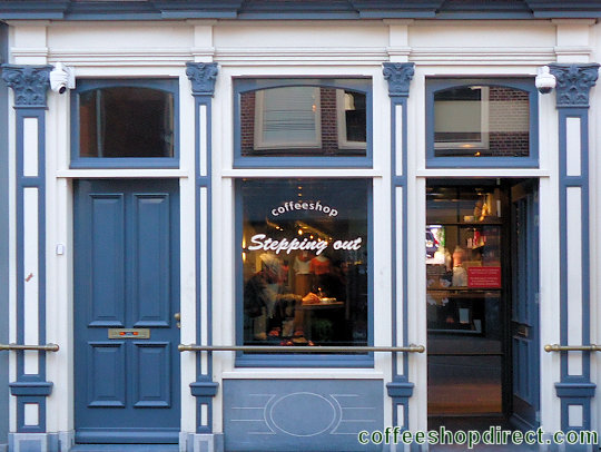 Stepping Out Coffeeshop Amsterdam