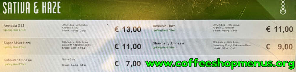 Boerejongens West Menu 1