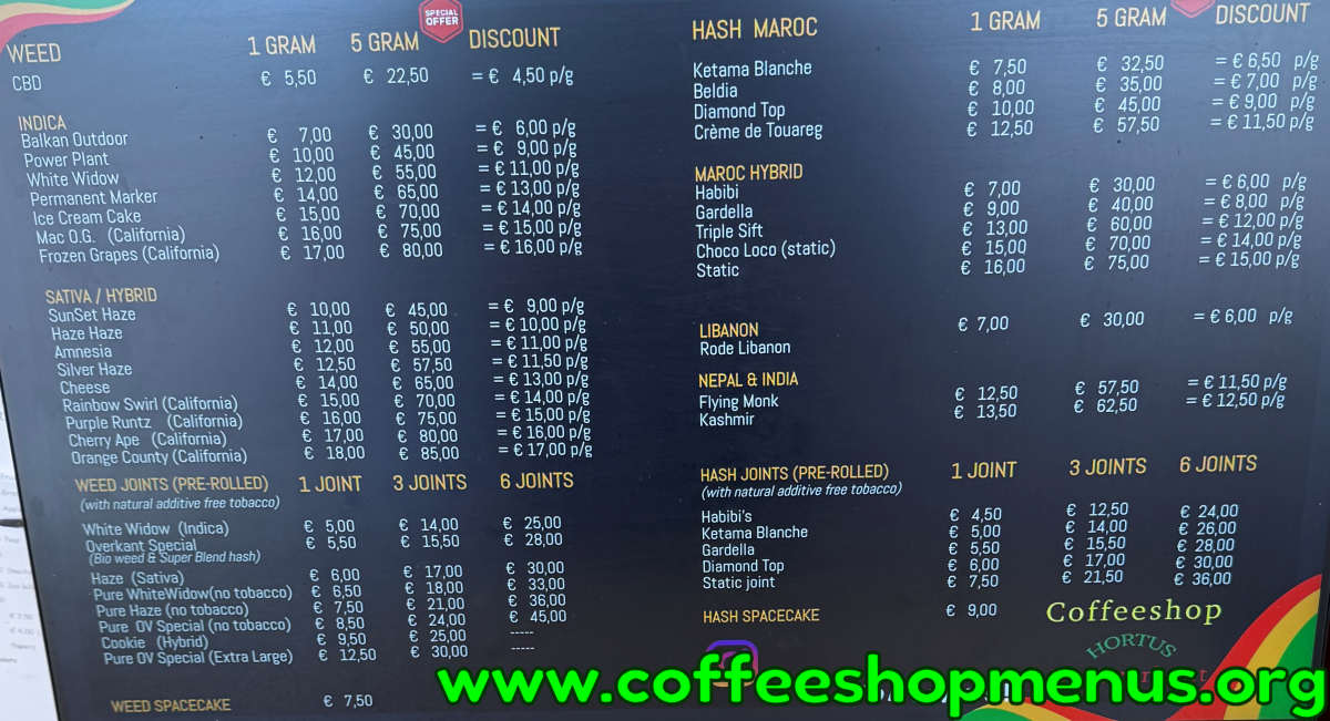 de Overkant Hortus Menu 1