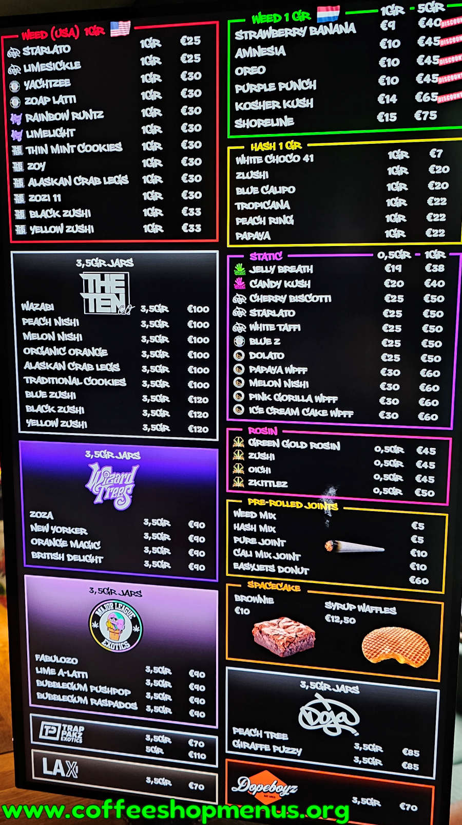 Green Place 2 Menu 1