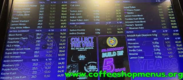 Hunter's North - Papaverweg Menu 1