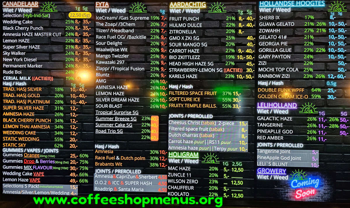 Jamaica Menu 1