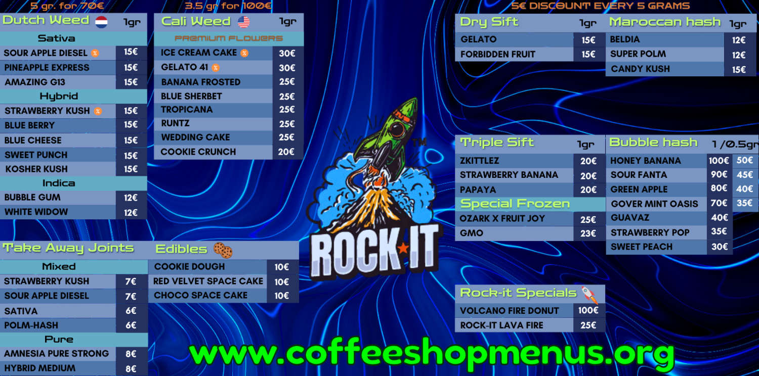 Rock-It Menu 1