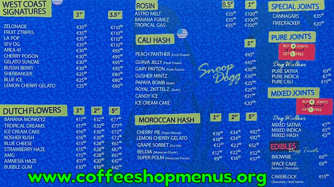 Tha Dogg House Menu 1