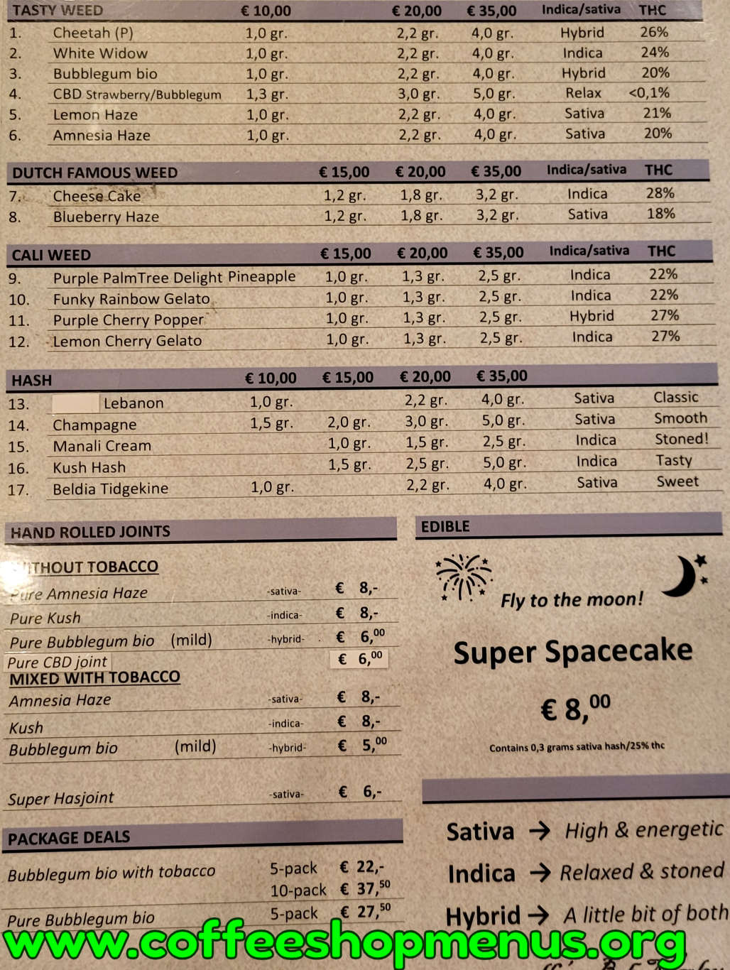 The Otherside Menu 1